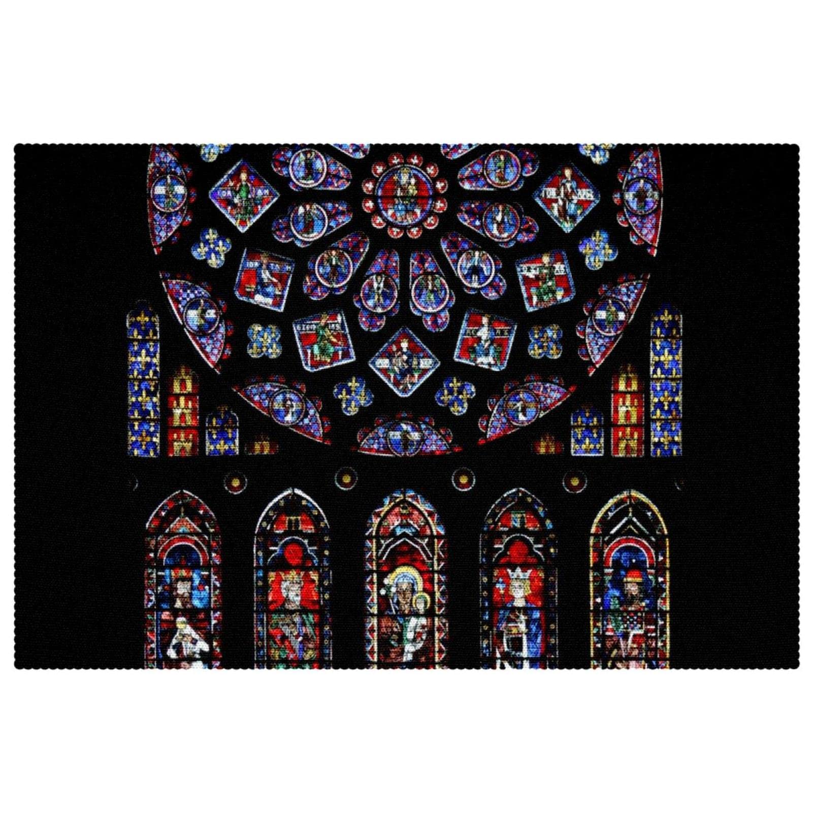Sets de table en verre teinté pour stopper les taches et rayures de vaisselle