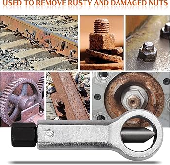 Moersplijter Set - 4 Maten Voor Vastzittende Moeren - 12mm Tot 27mm - Professioneel Gereedschap