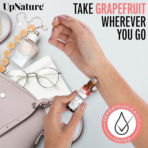 Miniatura 4 de Aceite esencial de toronja rosa roll on de grado terapéutico para aromaterapia,100% natural y puro, aumenta la energía, mejora el estado de ánimo,