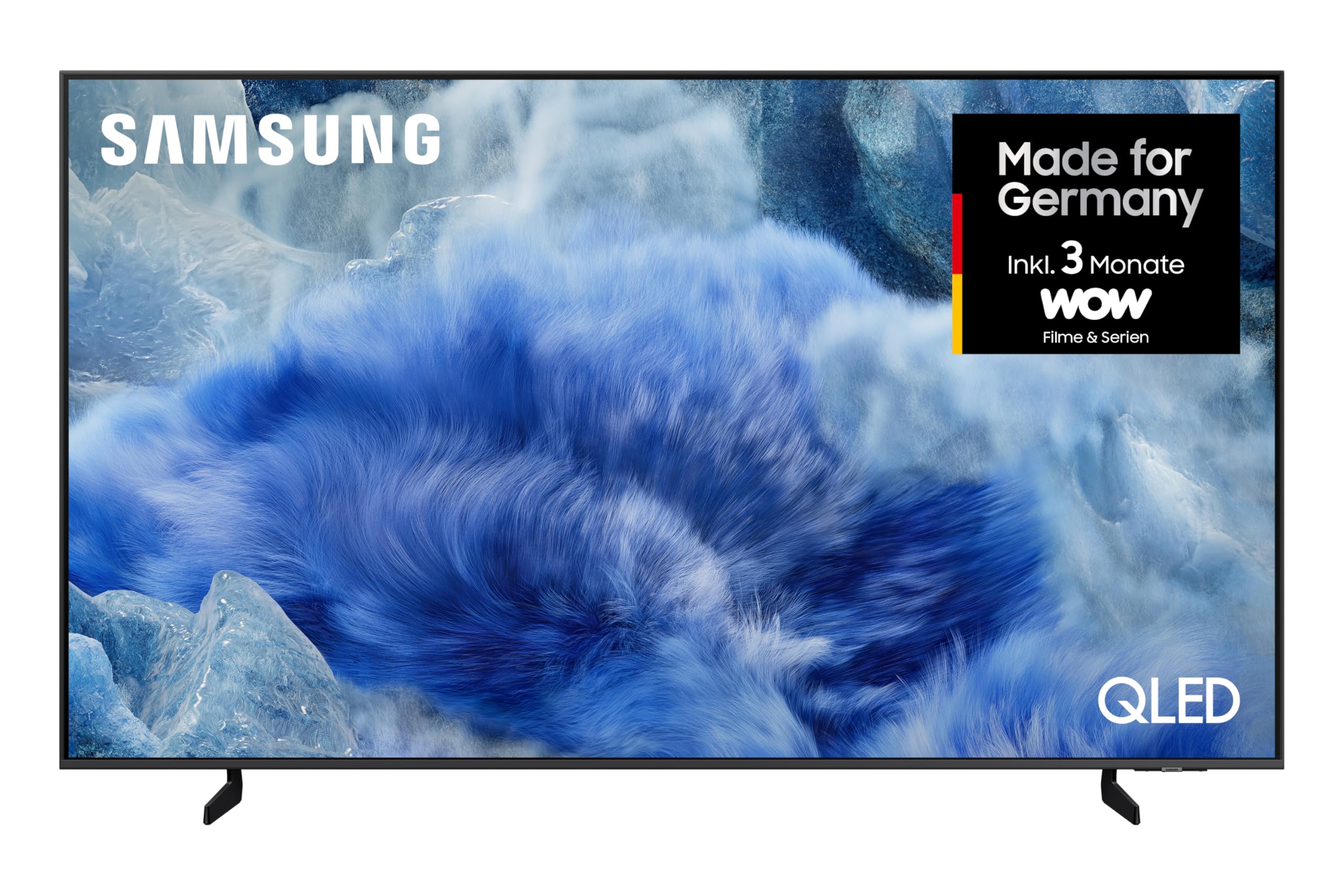 Samsung QLED Q8F 4K 85 Zoll (214 cm) UHD Fernseher, Q4 AI Prozessor, Quantum Dot für Reale Farben, AirSlim Design, 4K Upscaling, Gaming Hub, Kostenlose Inhalte, Samsung Vision AI Smart TV