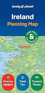 Lonely Planet Ireland Planning Map