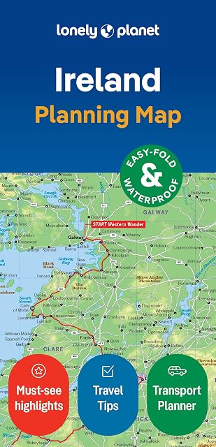 Portada de Lonely Planet Ireland Planning Map