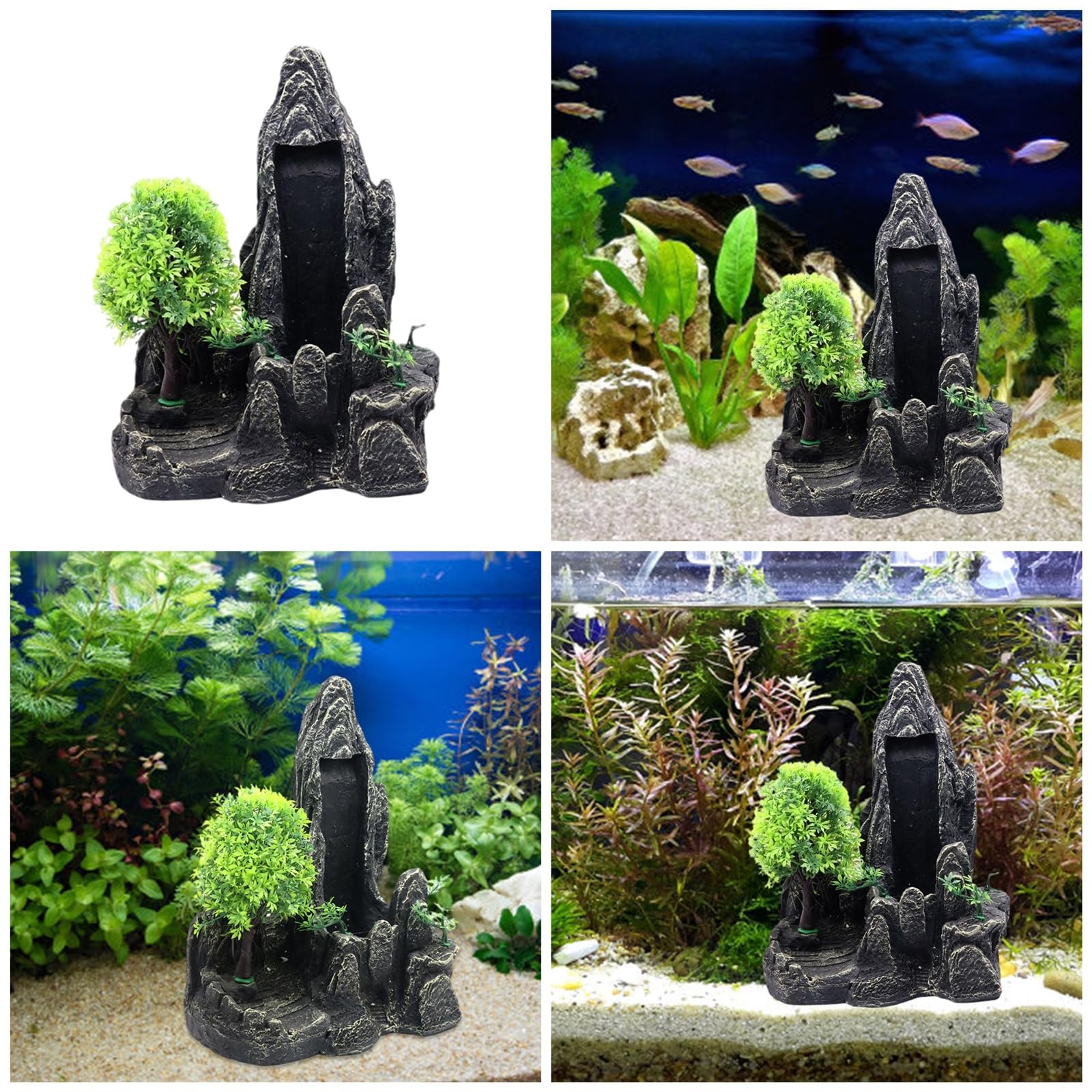 Krajobraz górski do akwarium, terrarium, krewetek, wodospadu, dużych drzew dekoracyjnych