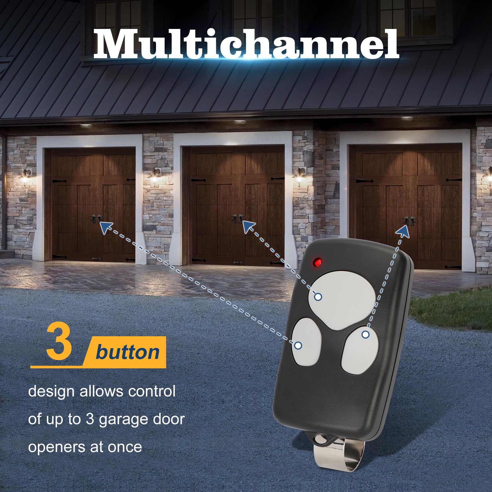 リモート先生専用 Amazon.com: 2 for 372310 Garage Door Remote, Opener for Wayne