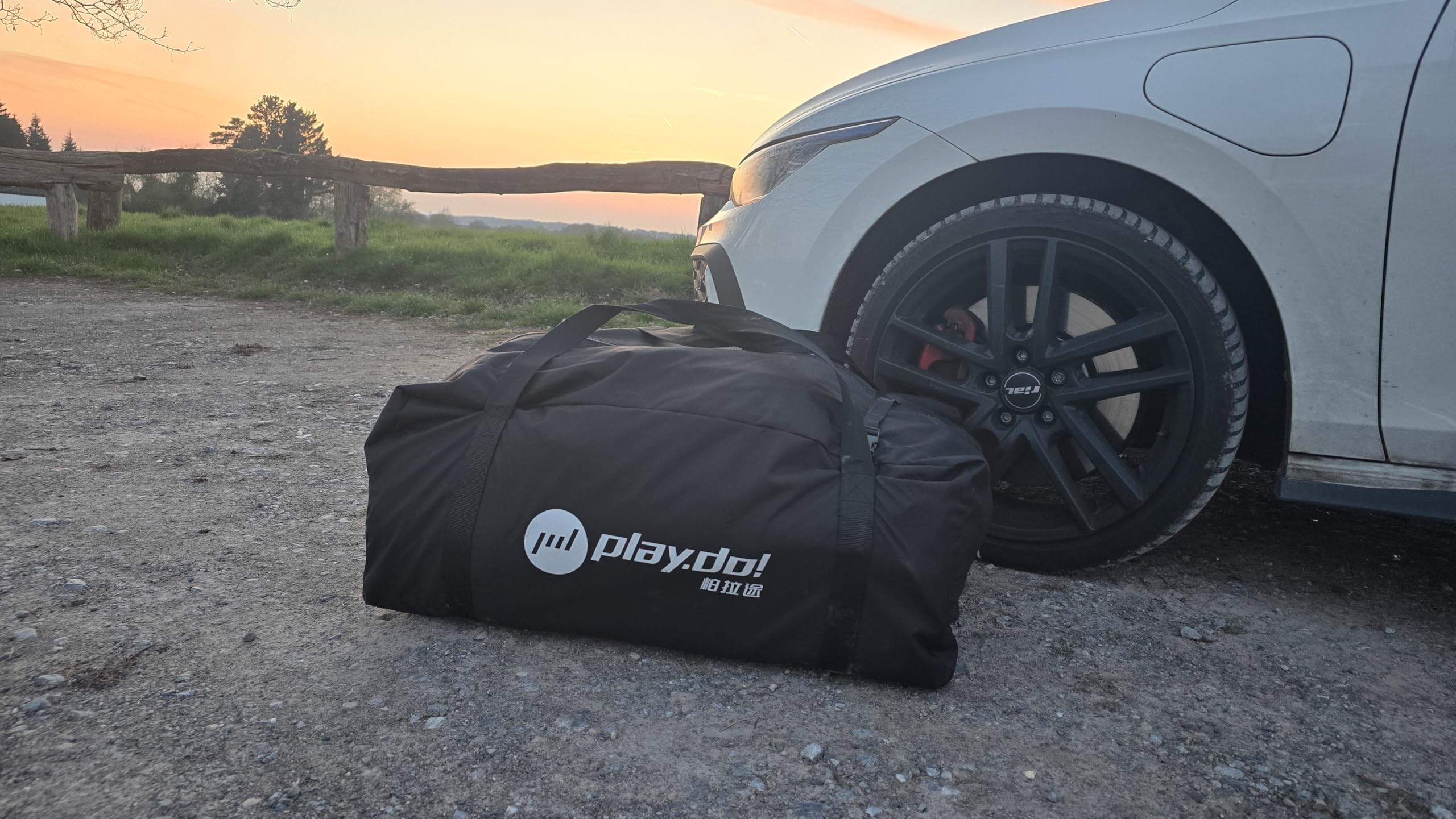 Play.Do! aufblasbares Dachzelt Shell Wing, Dachzelt für 2 Personen, 28 Kg