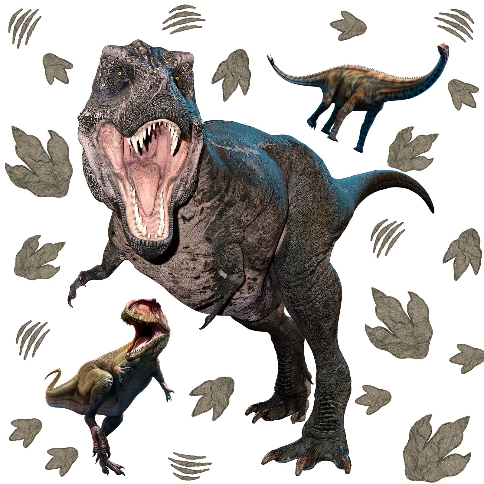 Dinosaurus muursticker Dino vriendjes | In voorraad dus snel leverbaar