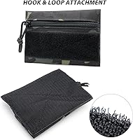 Vista 4 de Qavctw Tactical Admin Pouch Bag with Hook and Loop Tool Storage Bag Snack Pouch Candy Bag Hanging Pouches Backpack Accessory Pouch