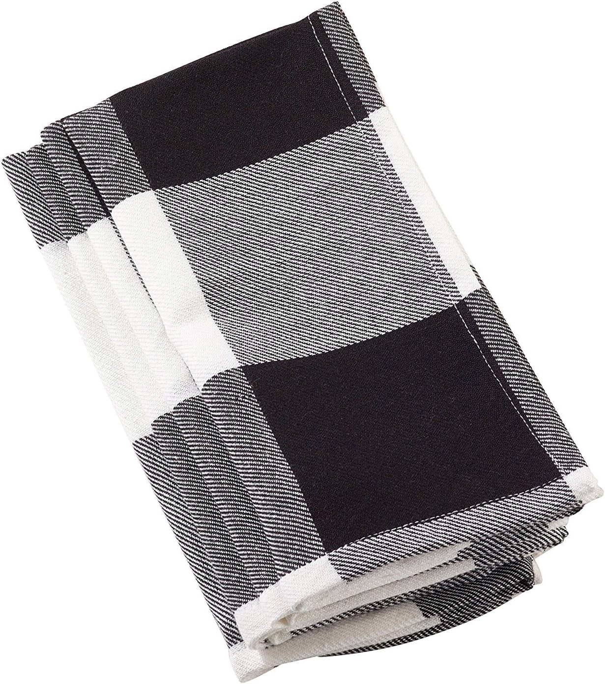 Fennco Styles Buffalo Collection Rustic Plaid Design 100% Pure Cotton 16 x108 Inch Table Runner - Red Table Runner for Christmas Party Decorations, Vintage Christmas Decorations