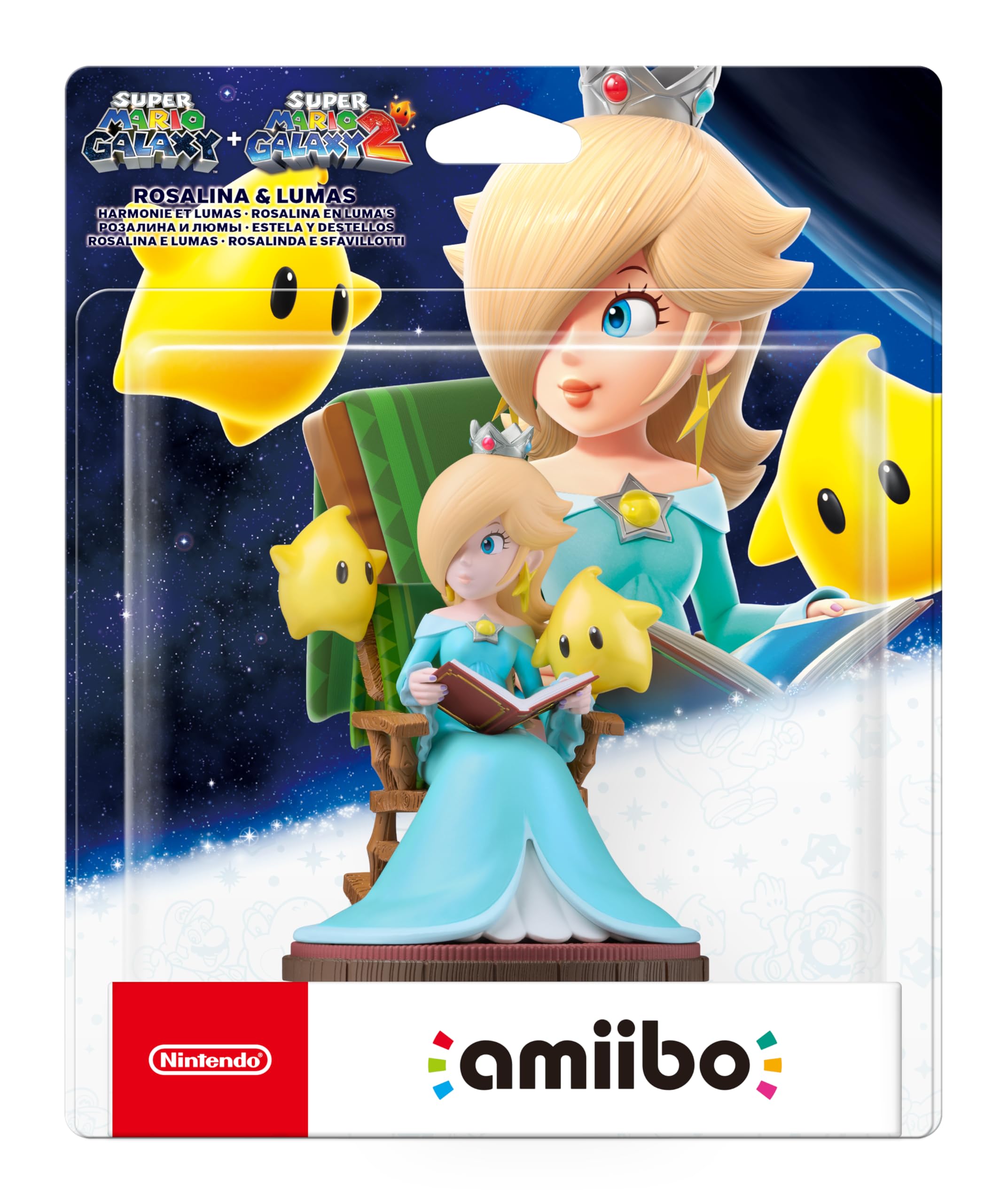 Amiibo Nintendo di Rosalinda e Sfavillotti (Super Mario Galaxy + Super Mario Galaxy 2)