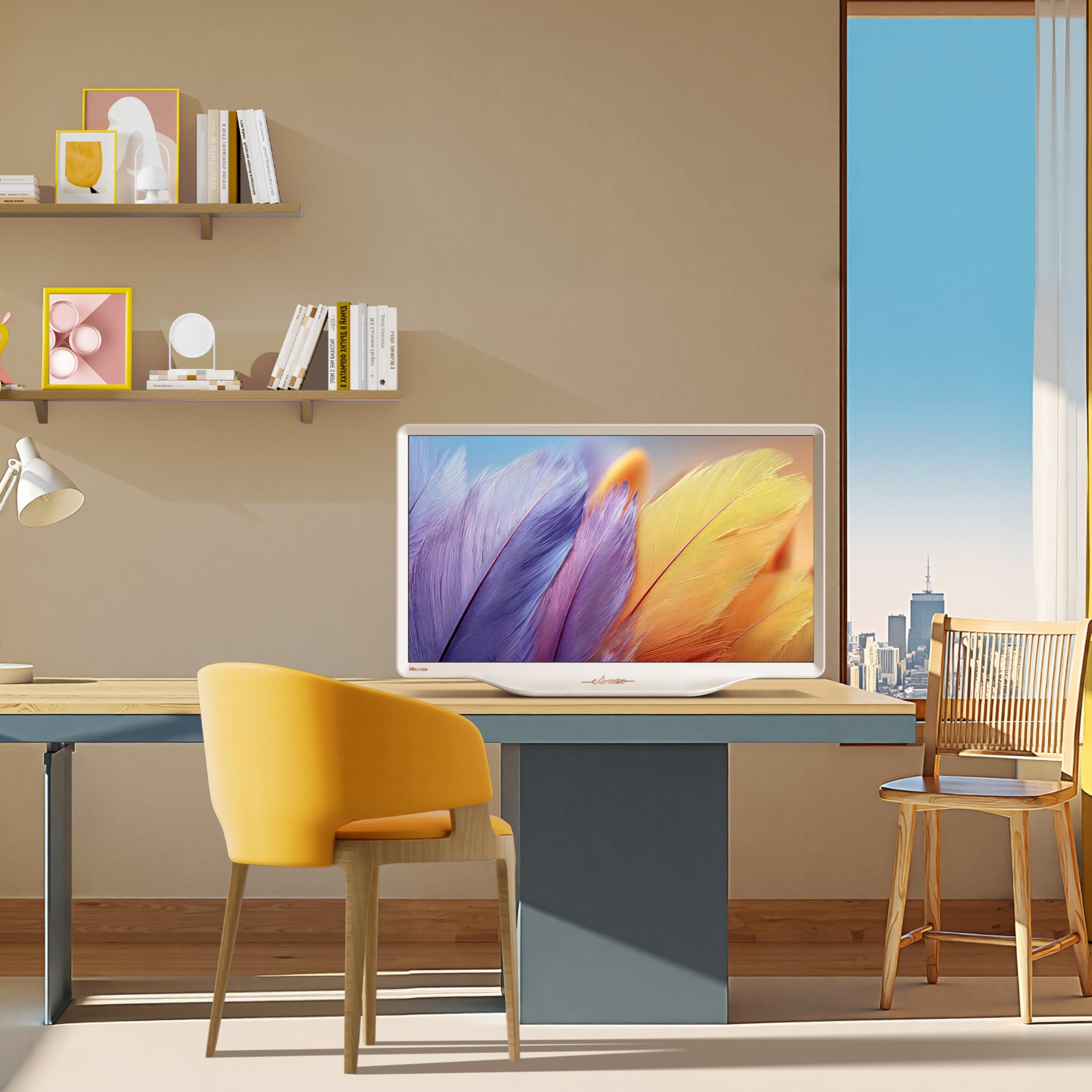 Hisense Smart TV QLED 32" Full HD 32S5Q 60Hz Dolby Atmos HDR10 VIDAA OS WiFi Game Mode AirPlay2 Works with Alexa