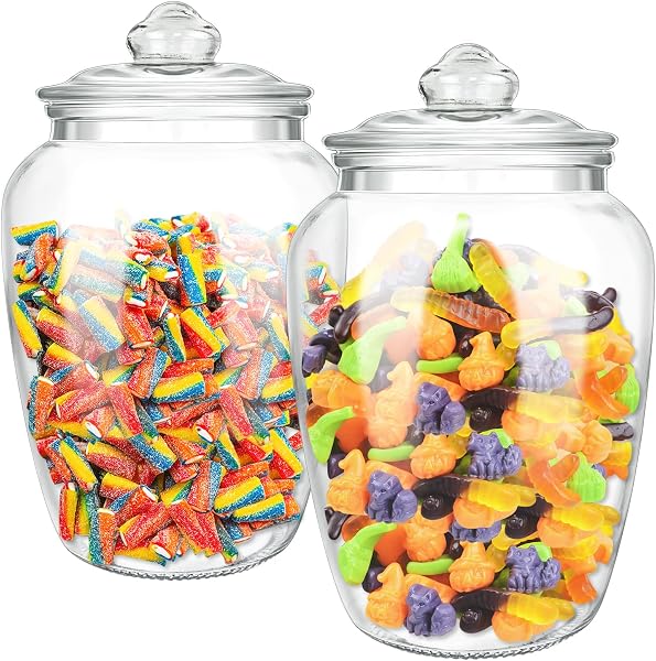 YEXEXINM Keksgläser 2er Set, 2200 ml