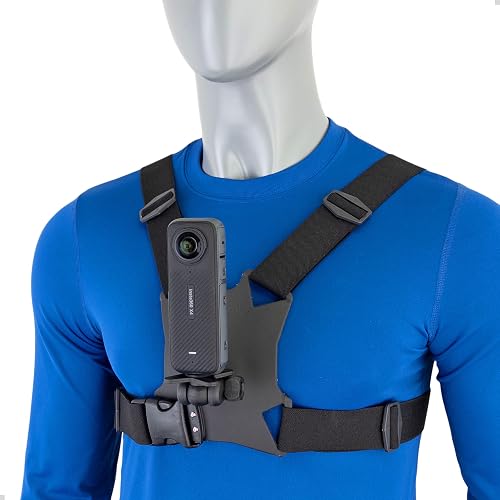STUNTMAN High-Stability Chest Mount for Action Cameras with Tripod Socket