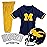 NCAA Michigan Wolverines Deluxe Youth Team Uniform Set, Small