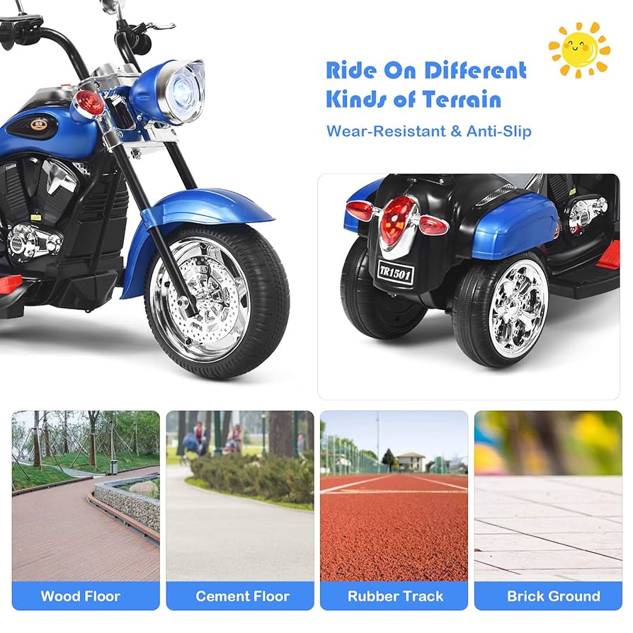 Amazon.co.jp: HONEY JOY キッズバイク 6V バッテリー駆動 幼児