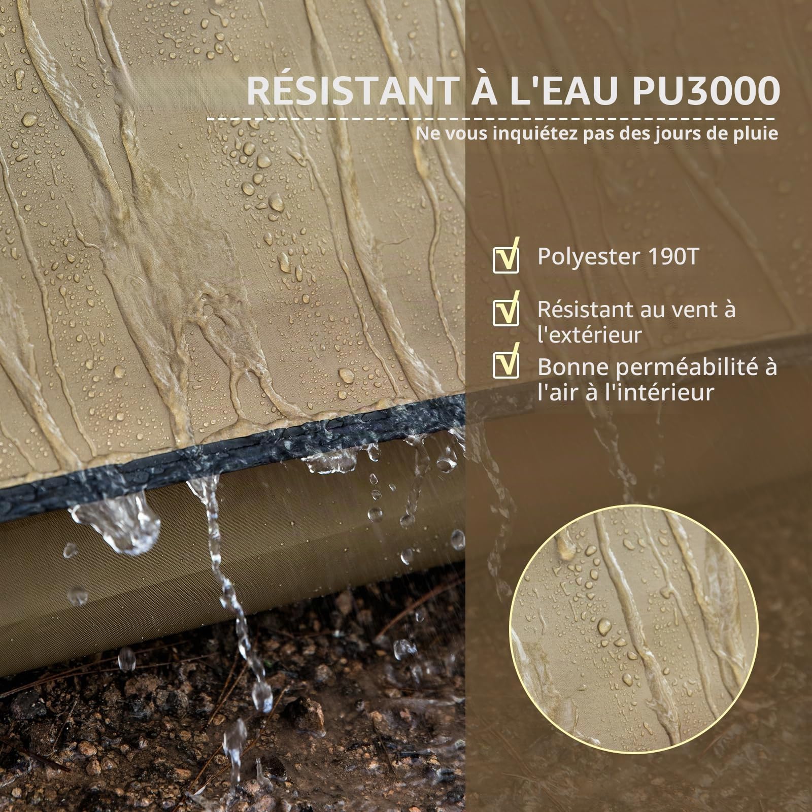 BISINNA Tente Dôme 2 Personnes 3-4 Saisons | Imperméable & Résistant au Vent | Ultraléger & Compact pour Camping, Randonnée, Festival