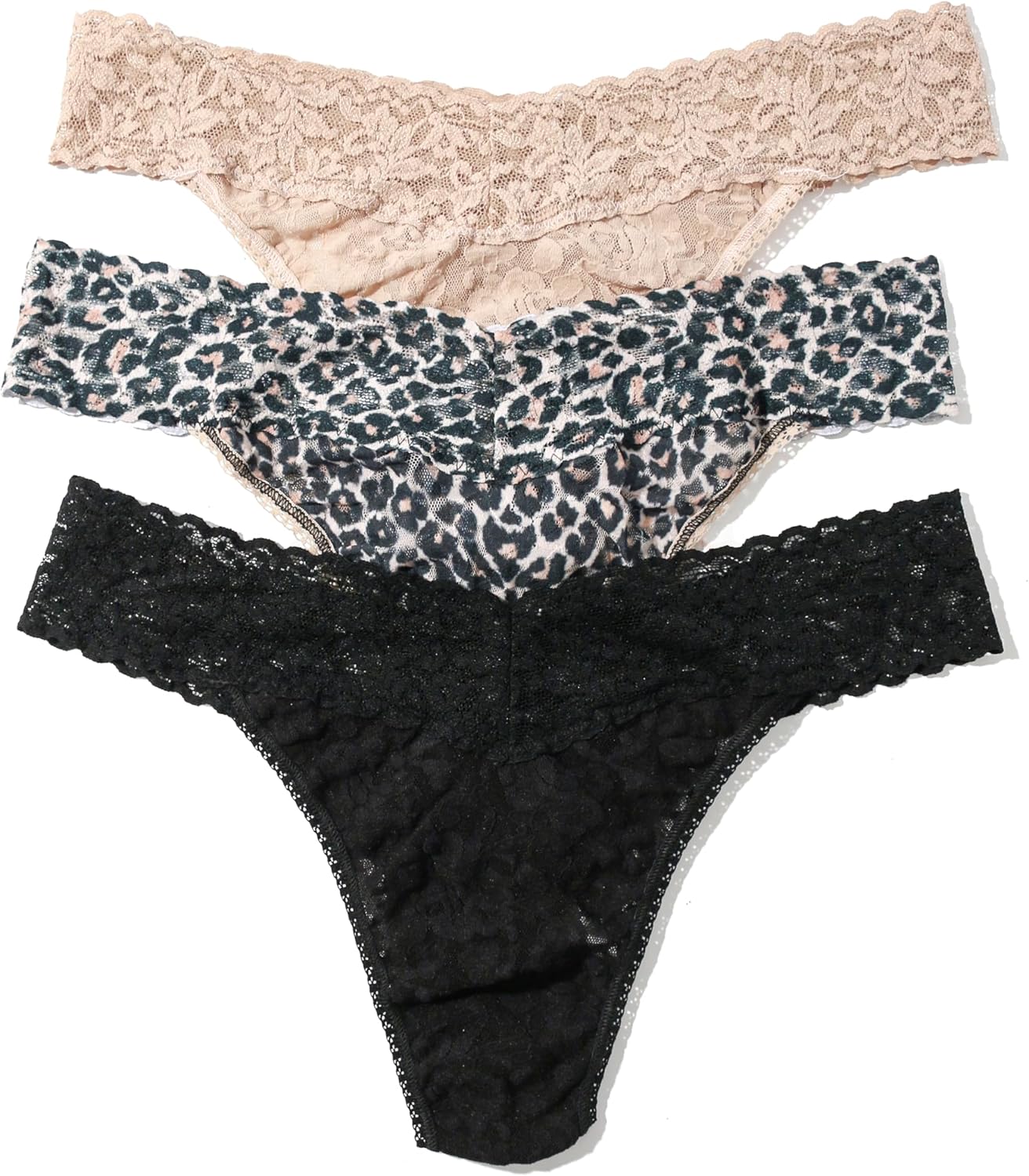 Signature Lace Original Rise Thong, one size 4-14