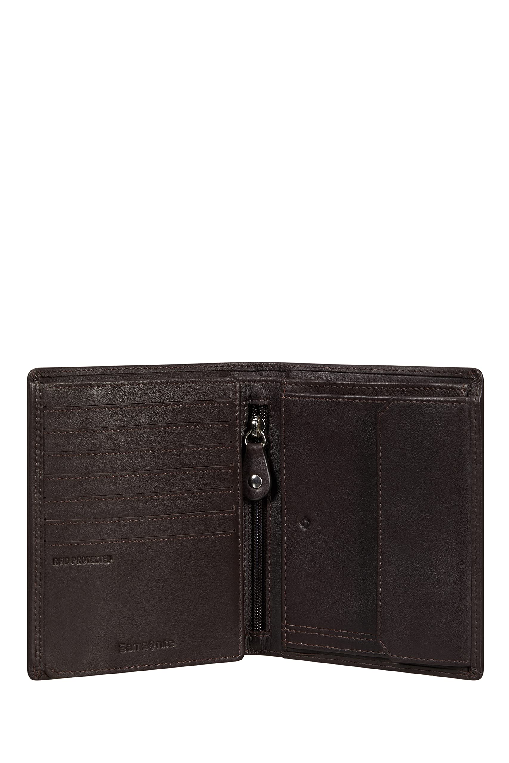 Samsonite Attack 2 SLG - Portfel, 12,8 cm, Brown (Ebony Brown)