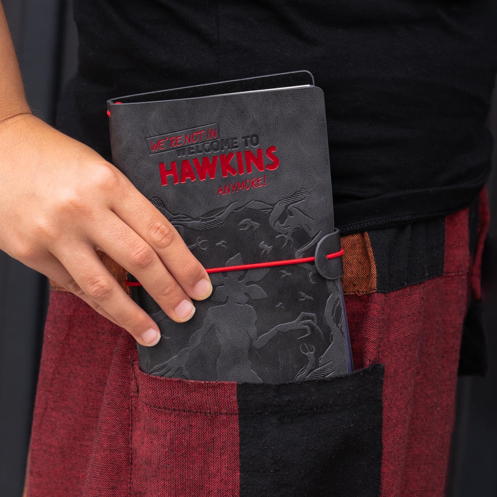 Grupo Erik Stranger Things Travel Journal - PU Leather Notebook | Diary Journal, Travel Notebook, Travel Accessories, Travel Gifts, Travel Gift | Stranger Things Gifts, Stranger Things Merchandise