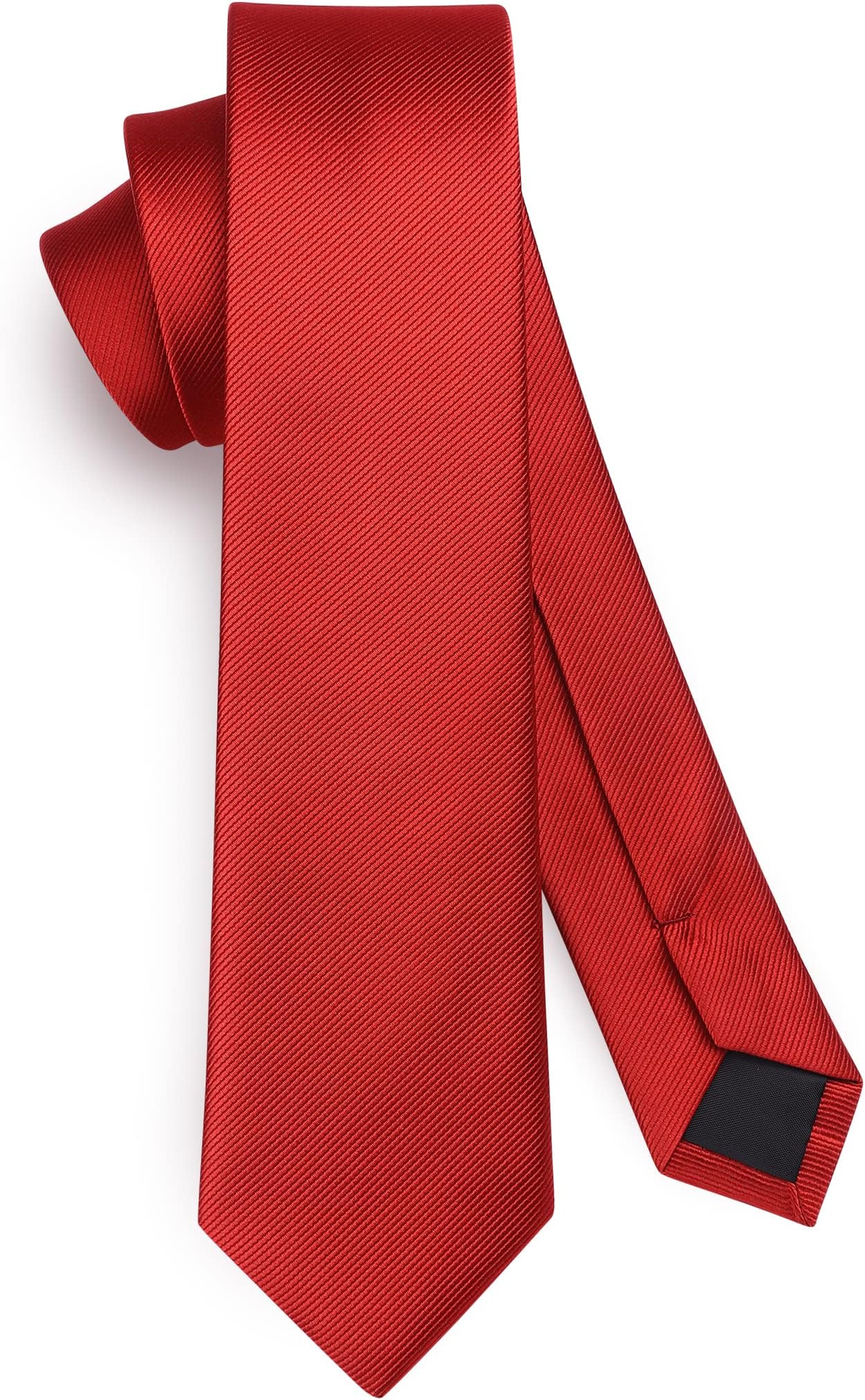 Skinny Tie Solid Color 6cm Slim Ties for Men Wedding Classic Formal Business Necktie