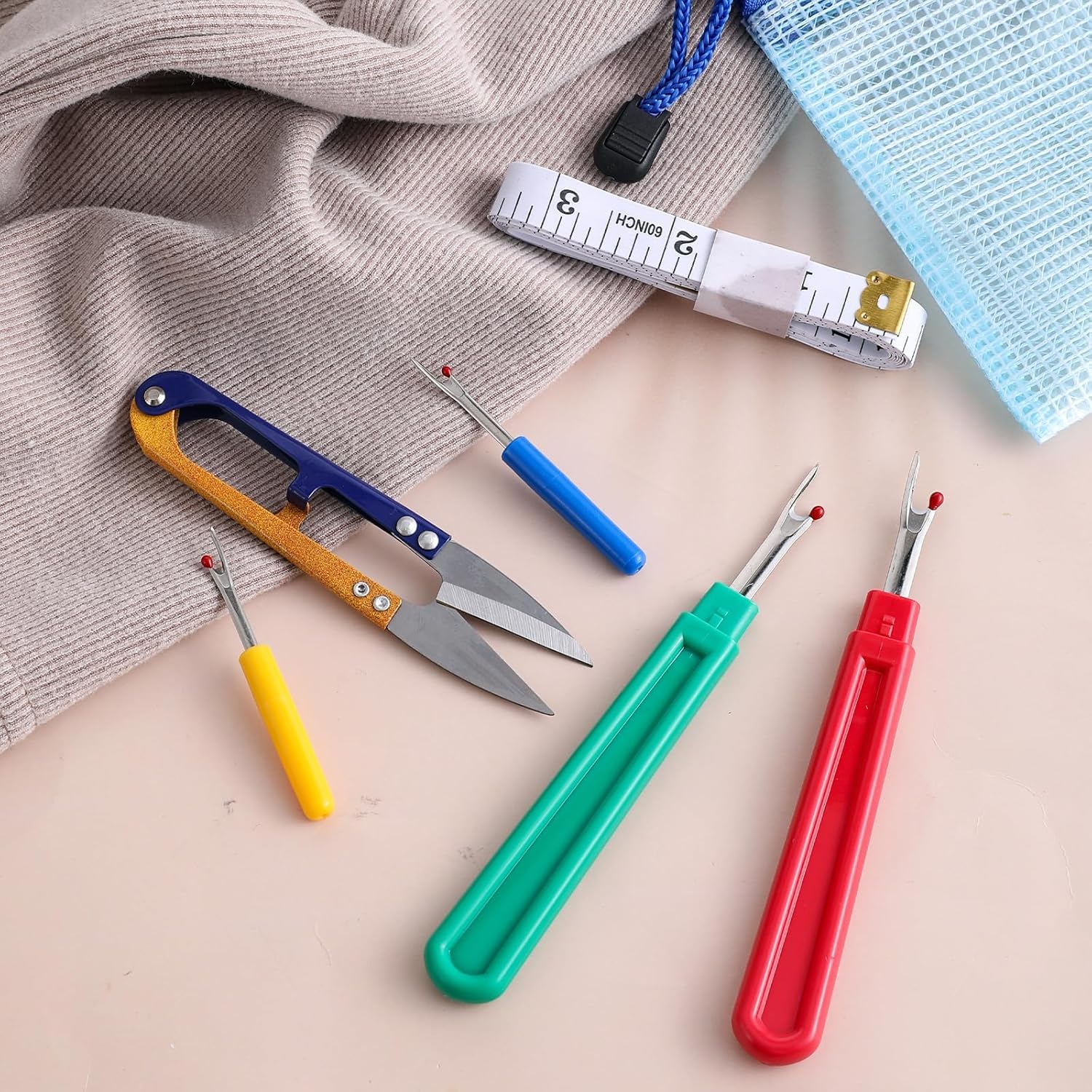 Seam Ripper Tool Set Sewing Tools Seam Ripper,Set Contains ,Large Stitch Rippers, Small ...