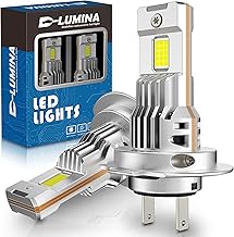 D-Lumina H7 LED Canbus Bulb 100W 16000LM, 6500K 400% Bright, 1:1 Replacement Design Halogen Lamp, Plug and Play, Pack of 2