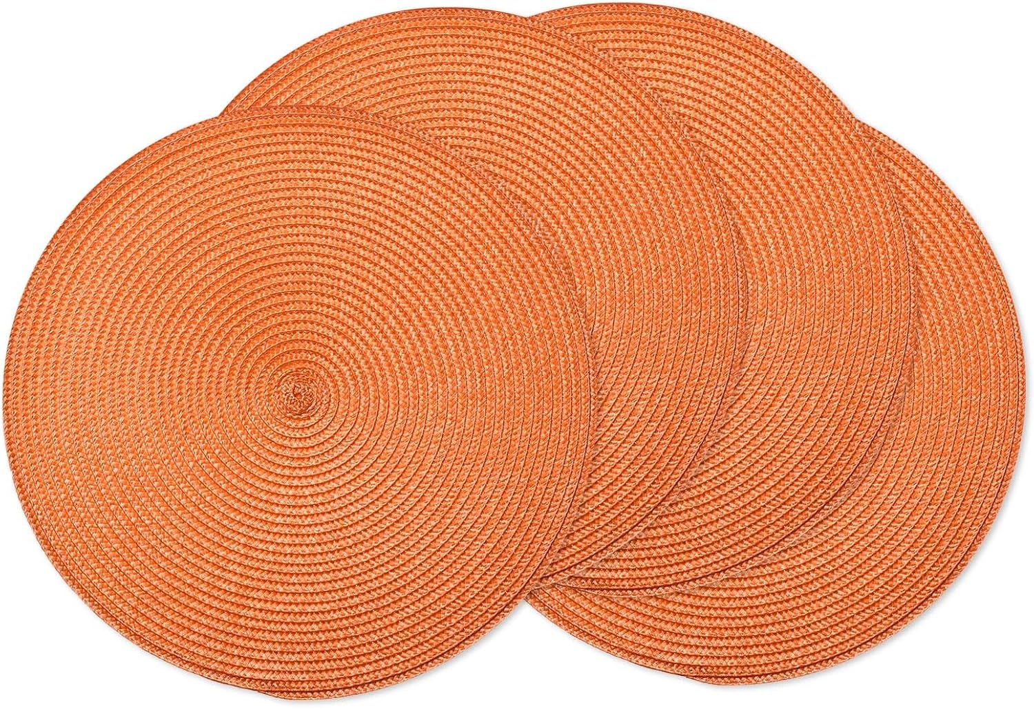 AHHFSMEI Round Braided Placemats 15 Inch Round Table Mats
