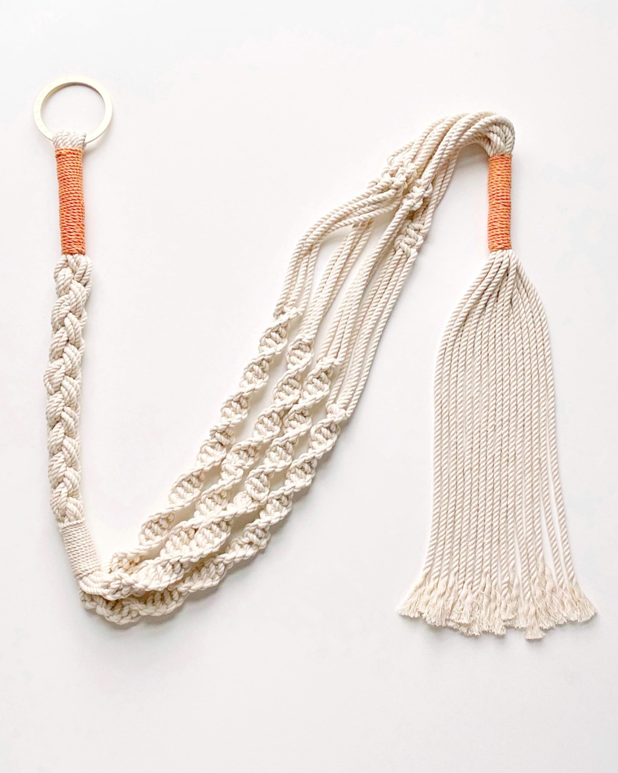 PILLOWPIA 55" Macrame Plant Hanger Rack - Boho Cotton Rope Holder For 10" Pots | Indoor/Outdoor Ceiling Or Wall Decor