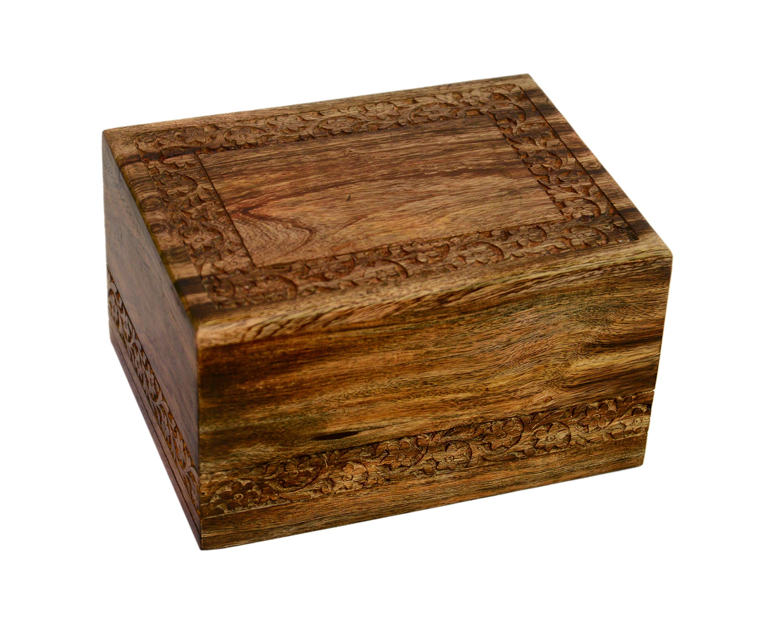 Urne funéraire pour cendres humaines adulte en bois de rose souvenir éternel
