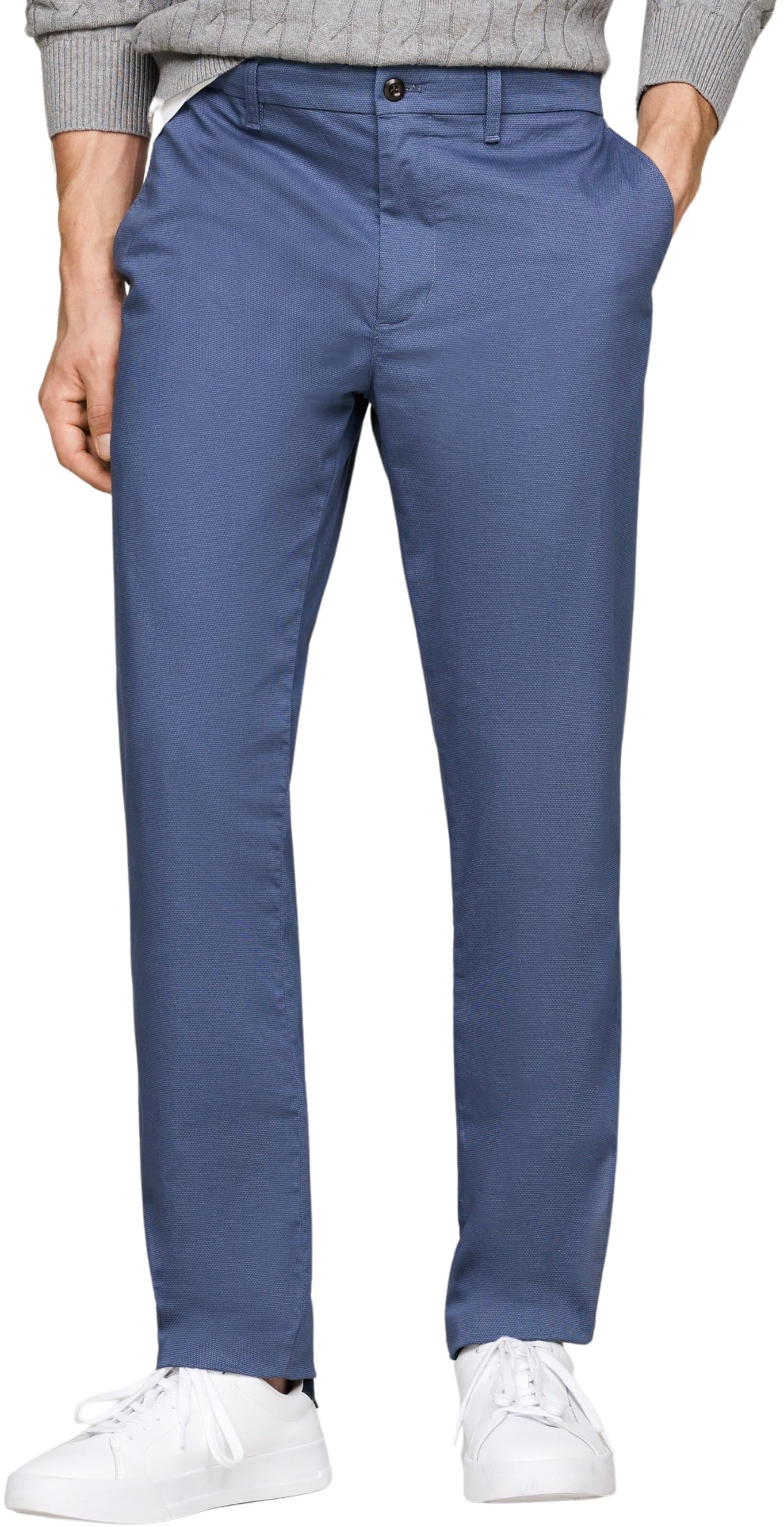 Tommy Hilfiger Men’s Denton Straight Leg Chinos, Blue (Aegean Sea), 33W/34L