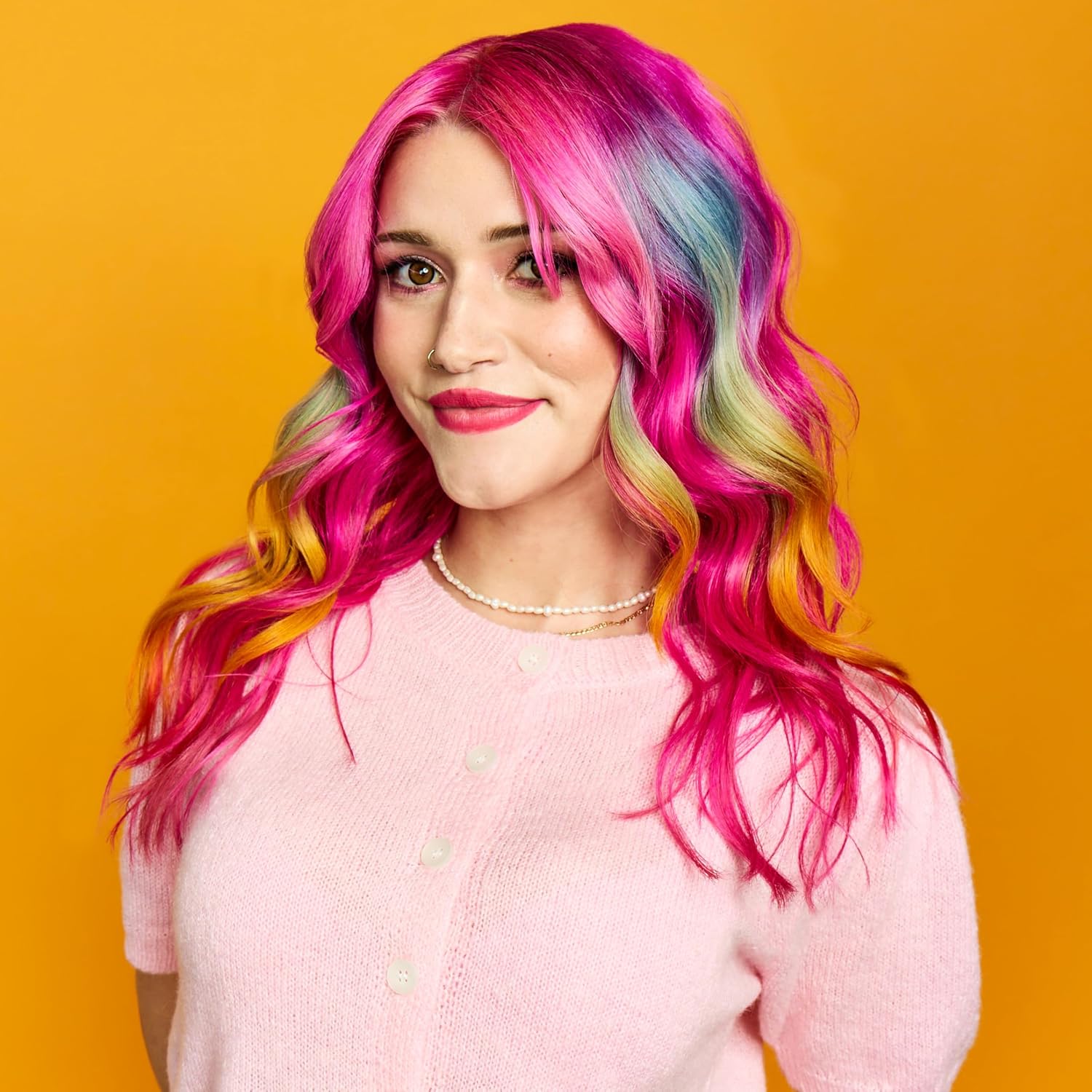 ARCTIC FOX Vegan and Cruelty-Free Semi-Permanent Hair Color Dye (8 Fl Oz, VIRGIN PINK)