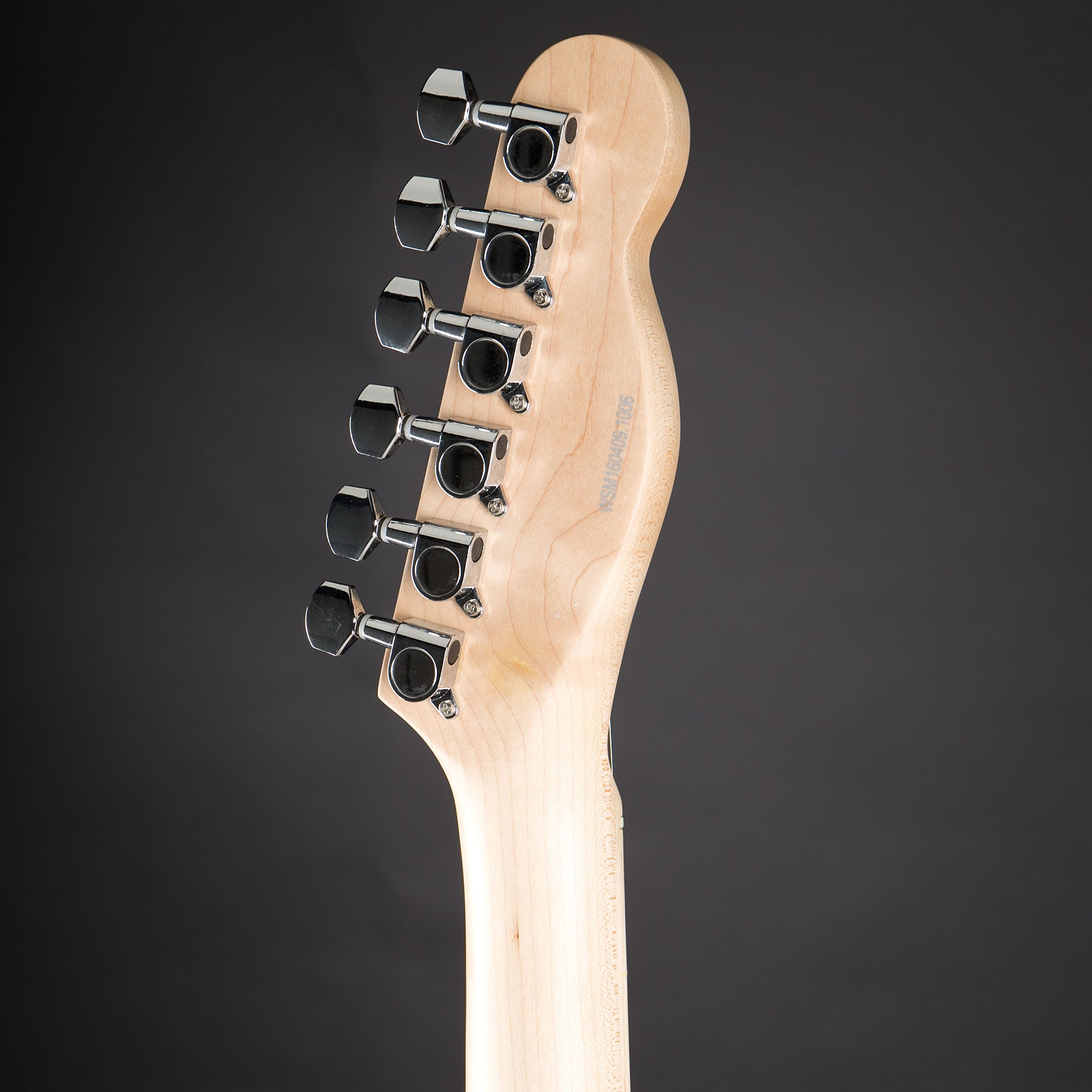 J&D TL Linkshänder E-Gitarre, Natural Finish, Erle-Korpus, Ahornhals, 22 Medium-Bünde, Ceramic Single-Coil-Tonabnehmer, Gewicht 2,5-5 kg, Ohne Koffer/Gigbag
