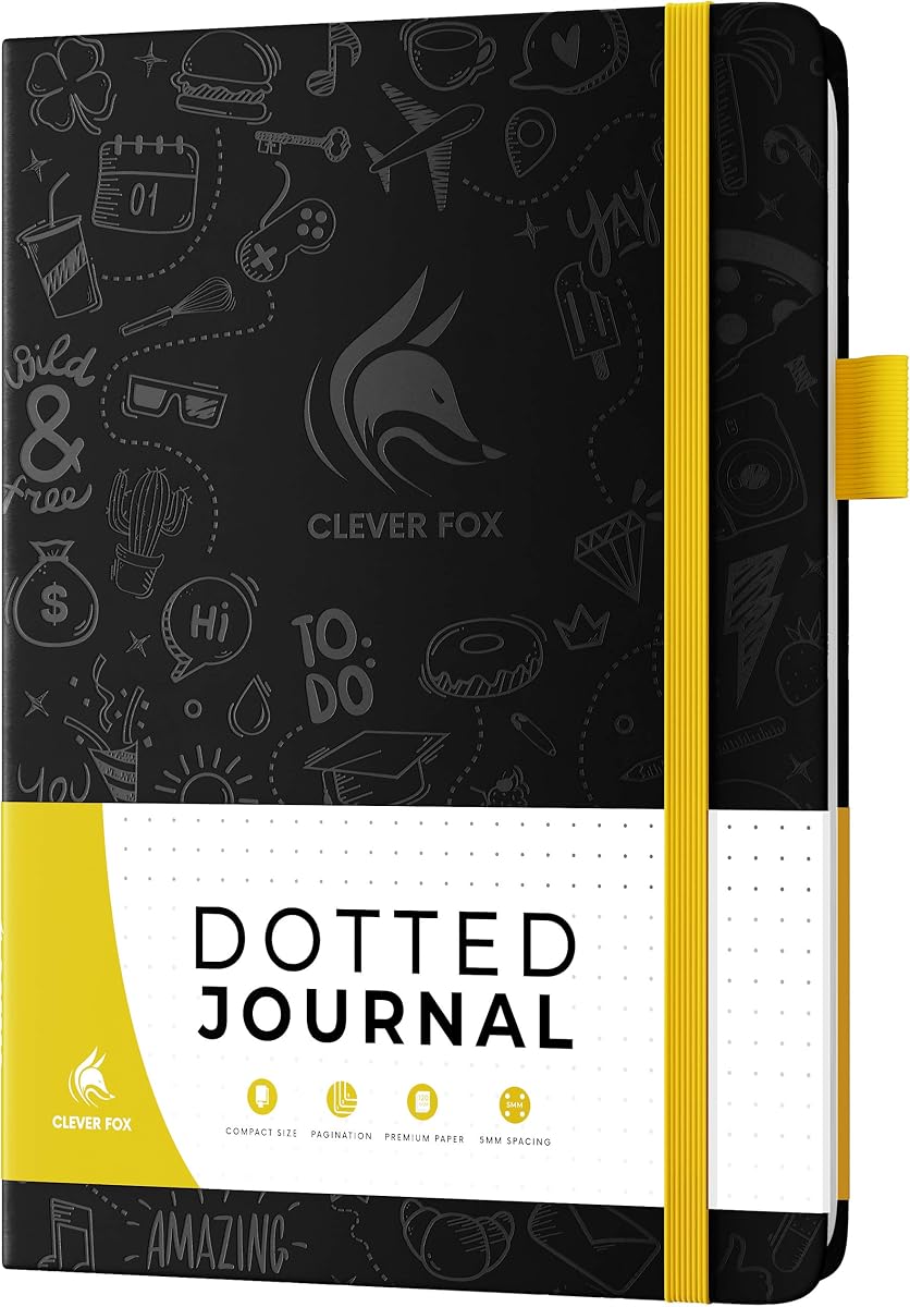 Clever Fox Planner 2.0, A5 Undated Weekly & Monthly Notebook, Turquoise