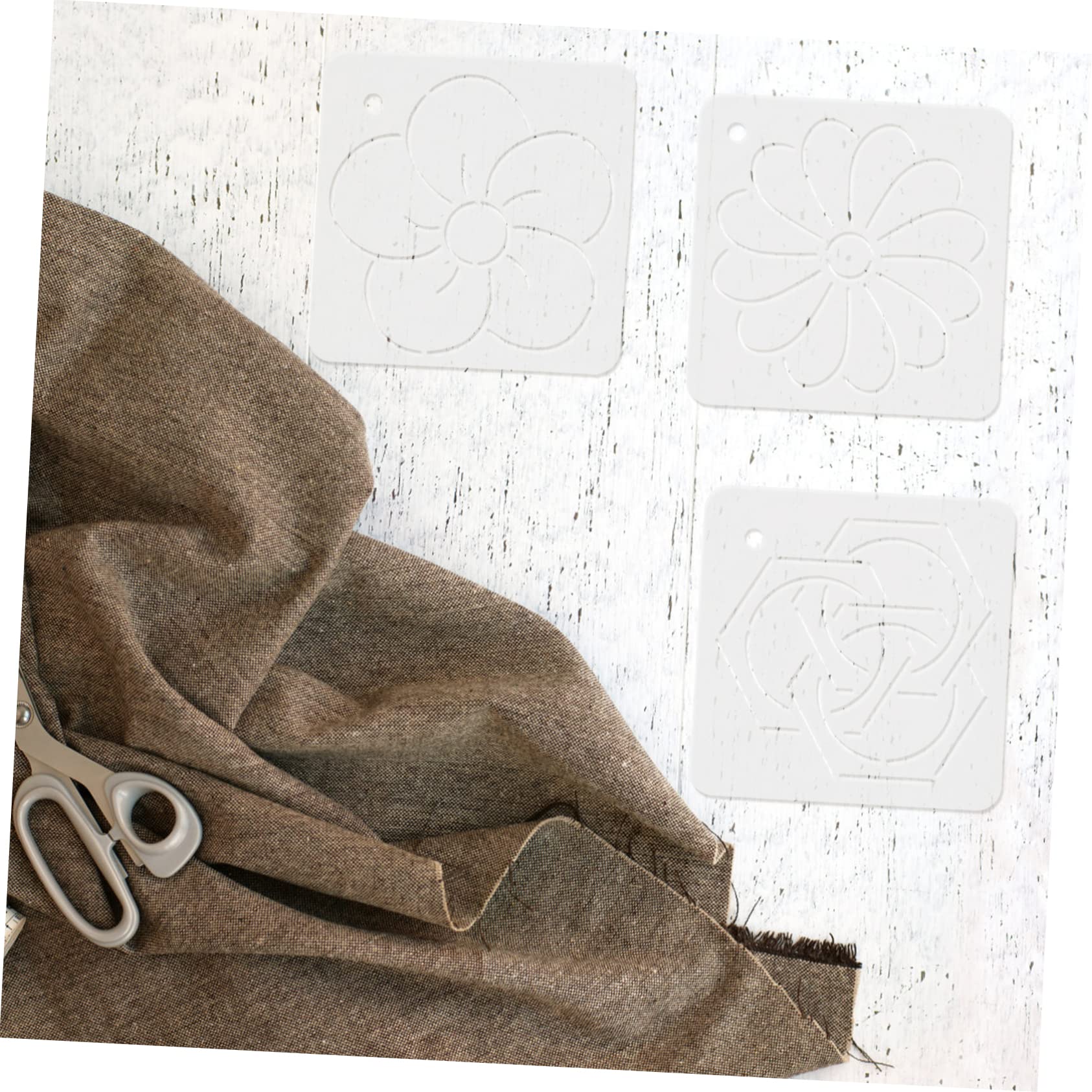Ciieeo 24piezas Plantillas De Acolchado Acrílicas Herramientas De Costura Versátiles Para Patchwork y Bordado Plantillas Reutilizables Para Proyectos De Manualidades y Confección