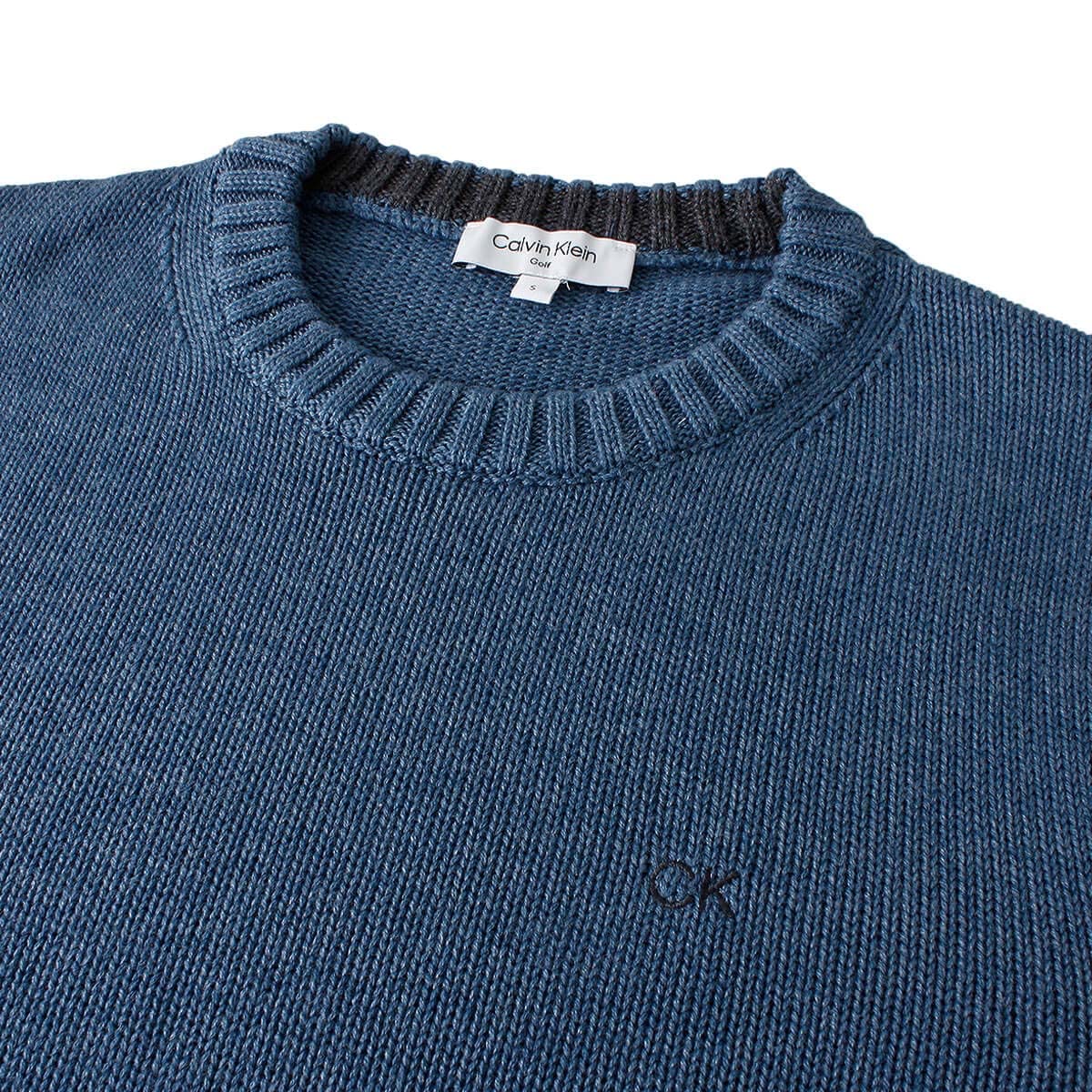 Calvin Klein Relaxed Fit Monogram Logo Fleece Sweatshirt Maglia di Tuta Uomo (Pacco da 1)