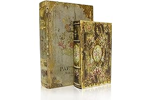 Vintage Looking Decorative Storage Book Box