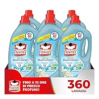 Omino Bianco - Detersivo Lavatrice Liquido, 360 Lavaggi