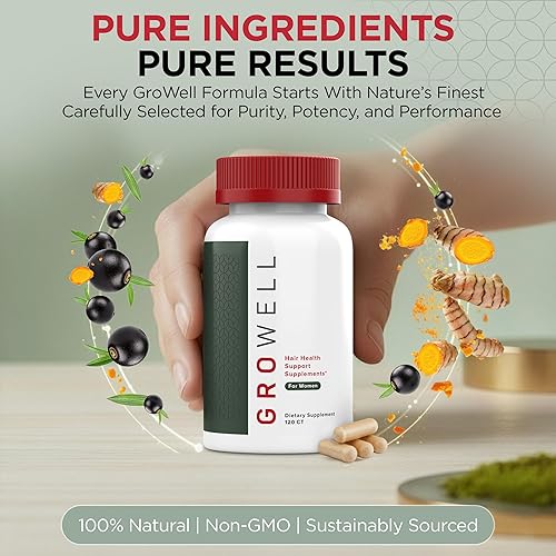 Miniatura 7 de Suplementos para el crecimiento del cabello para mujeres, clínicamente probados para una cobertura visiblemente más gruesa del cabello y el cuero