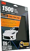 3M Lixa Wetordry 32023, grão 1500, 23 x 28 cm, 5 por pacote