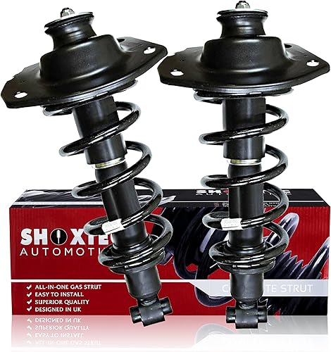Shoxtec Reemplazo completo del conjunto de puntales del par trasero para 2010-2015 Chevrolet Camaro Coil Spring Asamblea Amortiguador Repl. número