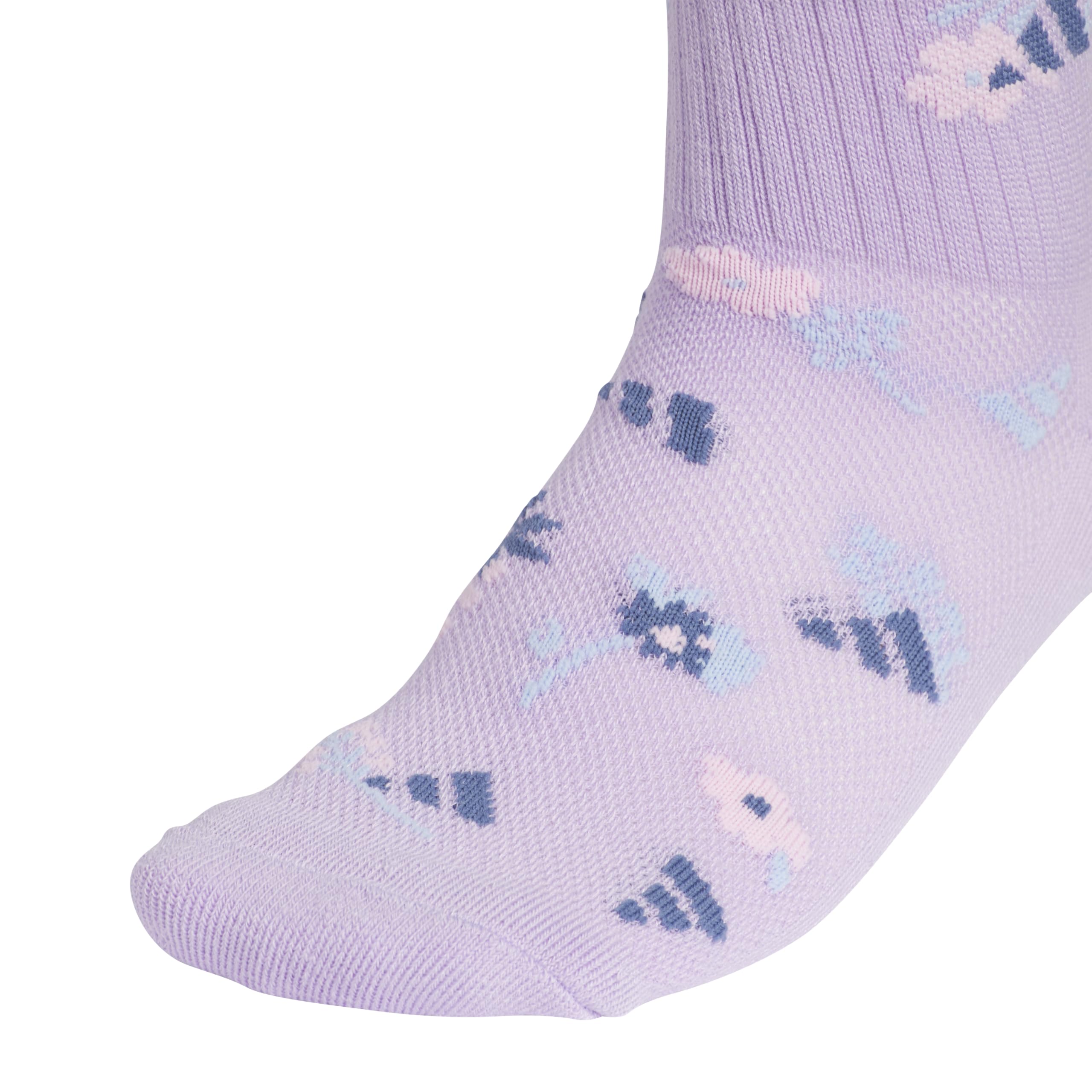 adidas Gepolsterte Socken für Mädchen, 6 Stück, Viertelviertelsocken (6 Stück)