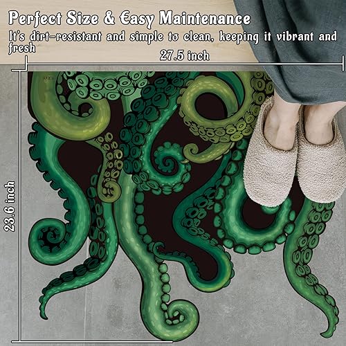 Miniatura 2 de CZYY Alfombra de baño de microfibra absorbente de agua con diseño de dragón de fuego, antideslizante, 55 x 33 pulgadas, regalo único y decoración