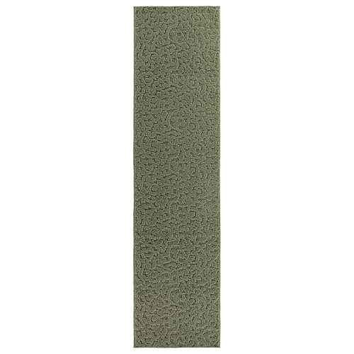 Garland Rug Ivy 2x8 Sage Green Floral Runner