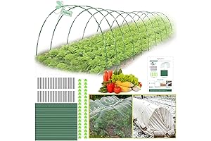 60Pcs Garden Hoop Set: Rustproof & Easy Gardening