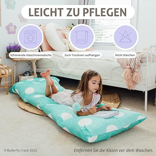 Miniatura 94 de Tumbona para niña. Fundas hechas de suave felpa de primera calidad. Perfecta para leer, mirar televisión, y fiestas de pijamas. Rosa Polka,Coches