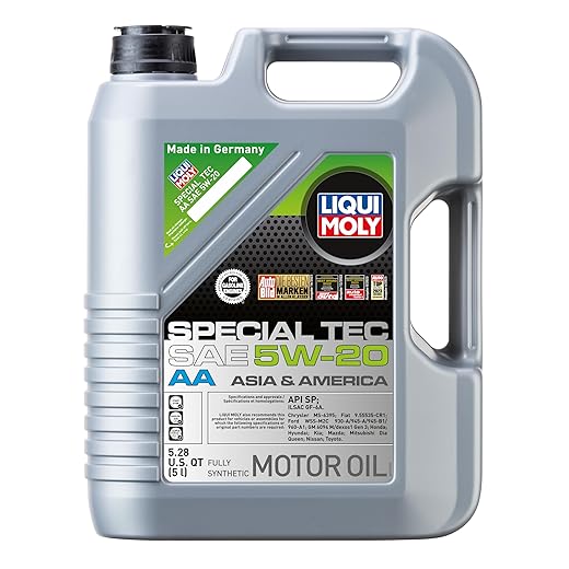 LIQUI MOLY Special Tec AA SAE 5W-20 | 5 L | Fully synthetic engine oil | SKU: 2259