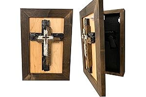 Hidden Handgun Storage Concealment Shelf Decorative Design