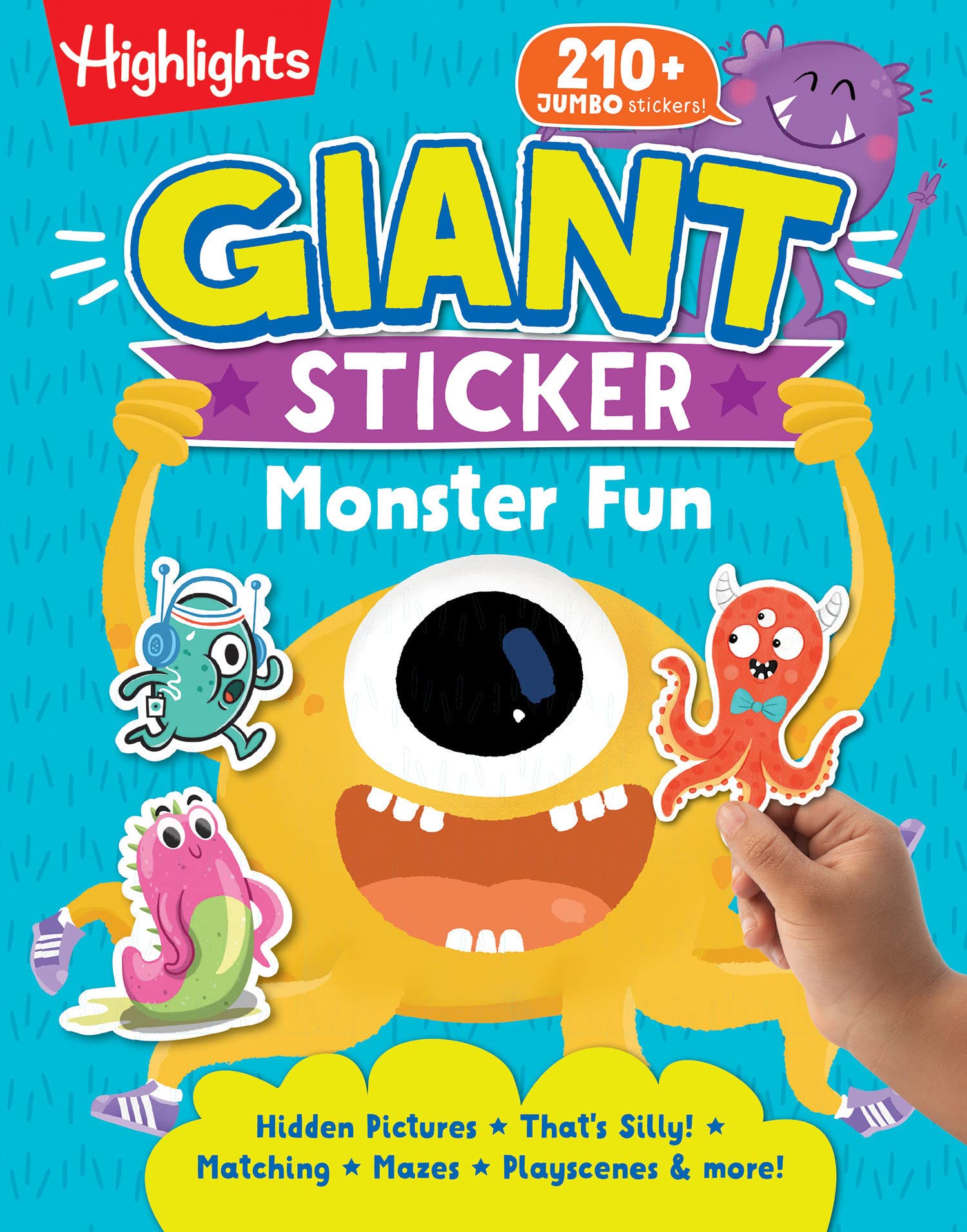 Giant Sticker Monster Fun (Giant Sticker Fun)
