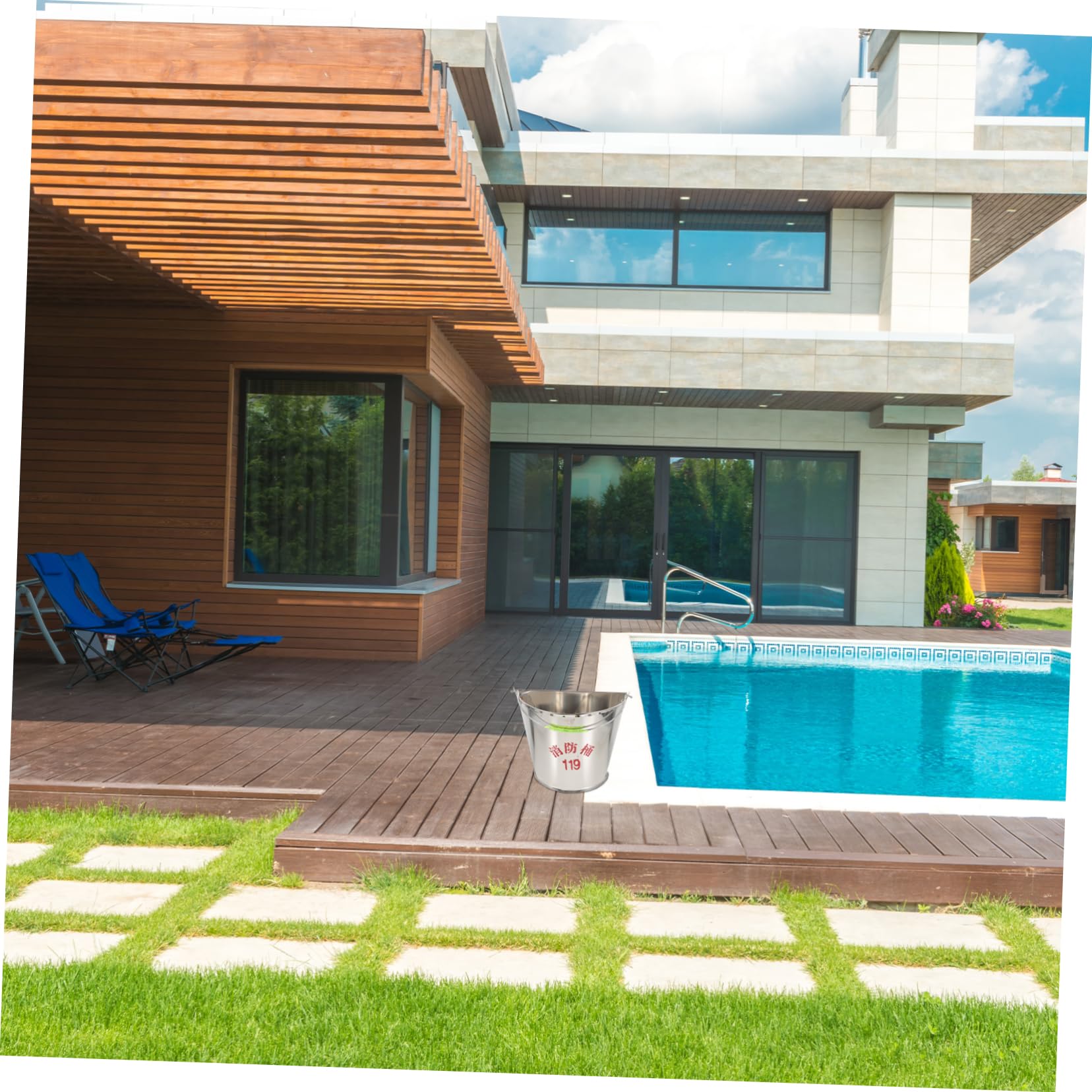 Cubo Contra Incendios De Acero Inoxidable Cubo Semicircular Cubo Para Arena Pintado Fuego Cubo Semicircular Extintores Para La Casa Extintor Para