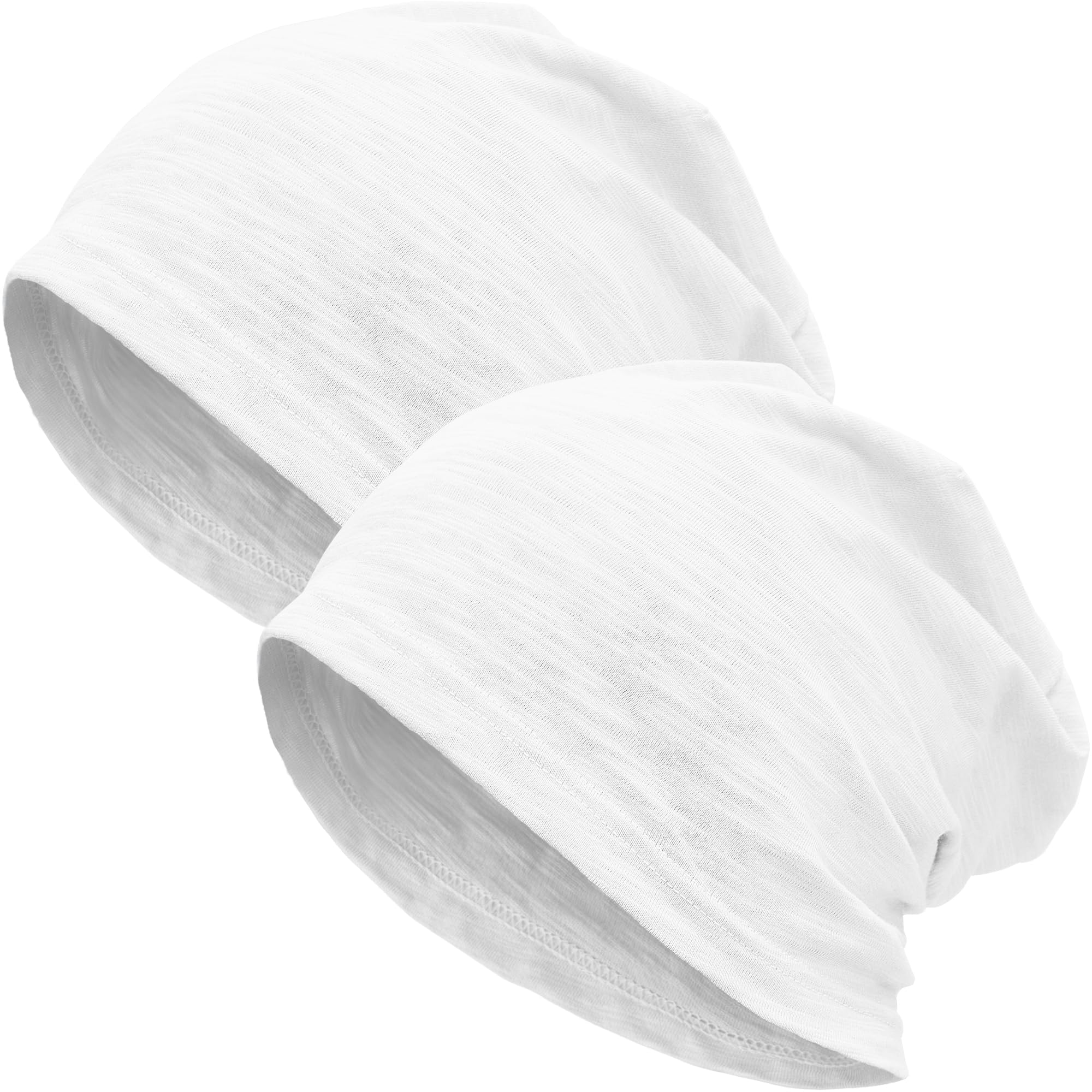 100% Cotton Lightweight Summer Hats for Women Men, Ultra Thin Slouchy Beanie Hat Oversizes Beanies Chemo Cap — view 13