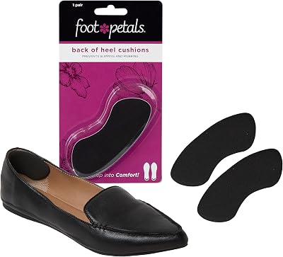 Foot Petals - Heavenly Heelz Cushions-Black Iris-1 pair